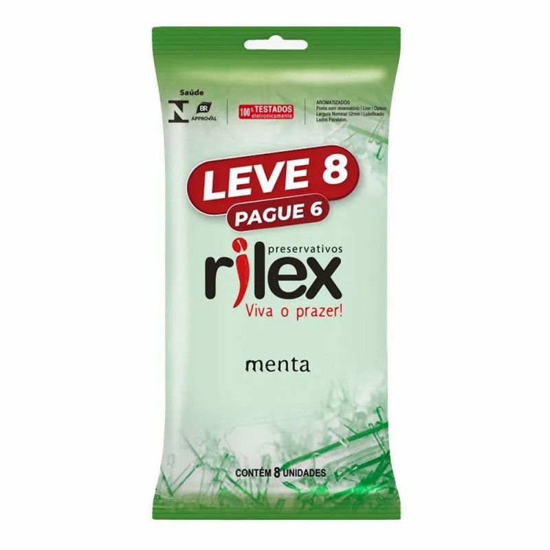 Imagem de PRESERVATIVO RILEX MENTA LEVE 8 PAGUE 6