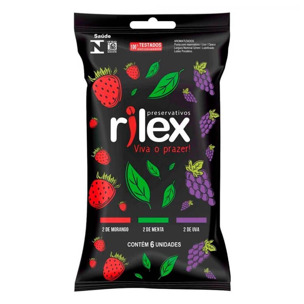 Imagem do produto PRESERVATIVO RILEX MIX DE FRUTAS COM 6 UNIDADES