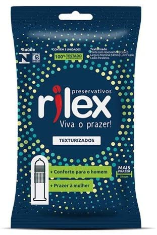 Imagem do produto PRESERVATIVO RILEX TEXTURIZADO COM 3 UNIDADES