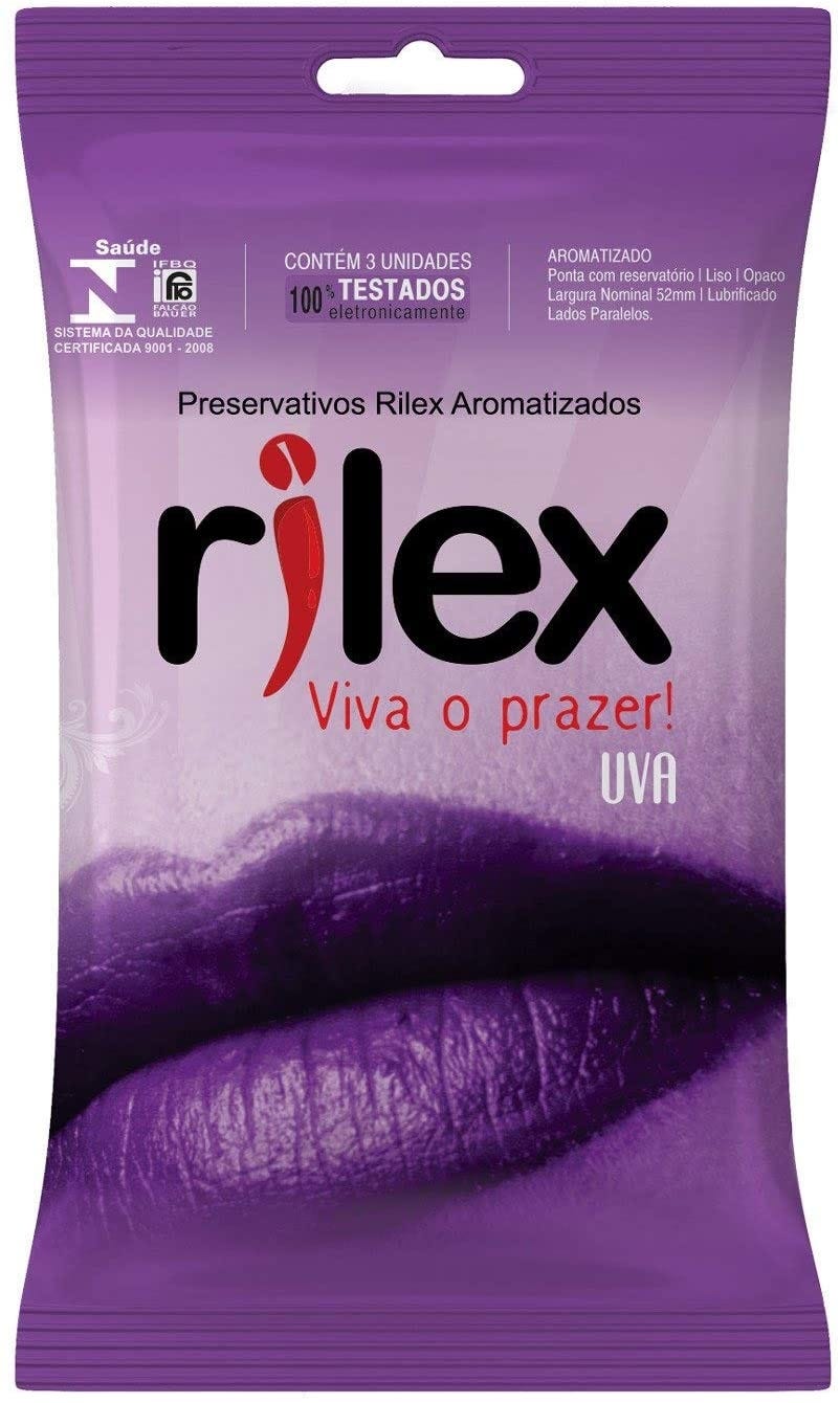 Imagem do produto PRESERVATIVO RILEX UVA COM 3 UNIDADES