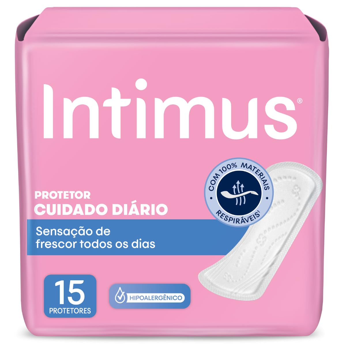 Imagem do produto PROTETOR DIARIO INTIMUS CUIDADO DIARIO COM 15 UNIDADES