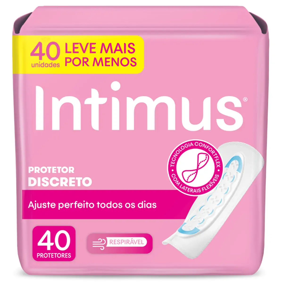 Imagem do produto PROTETOR INTIMO DAYS ULTRA FLEXIVEL COM 40 UNIDADES