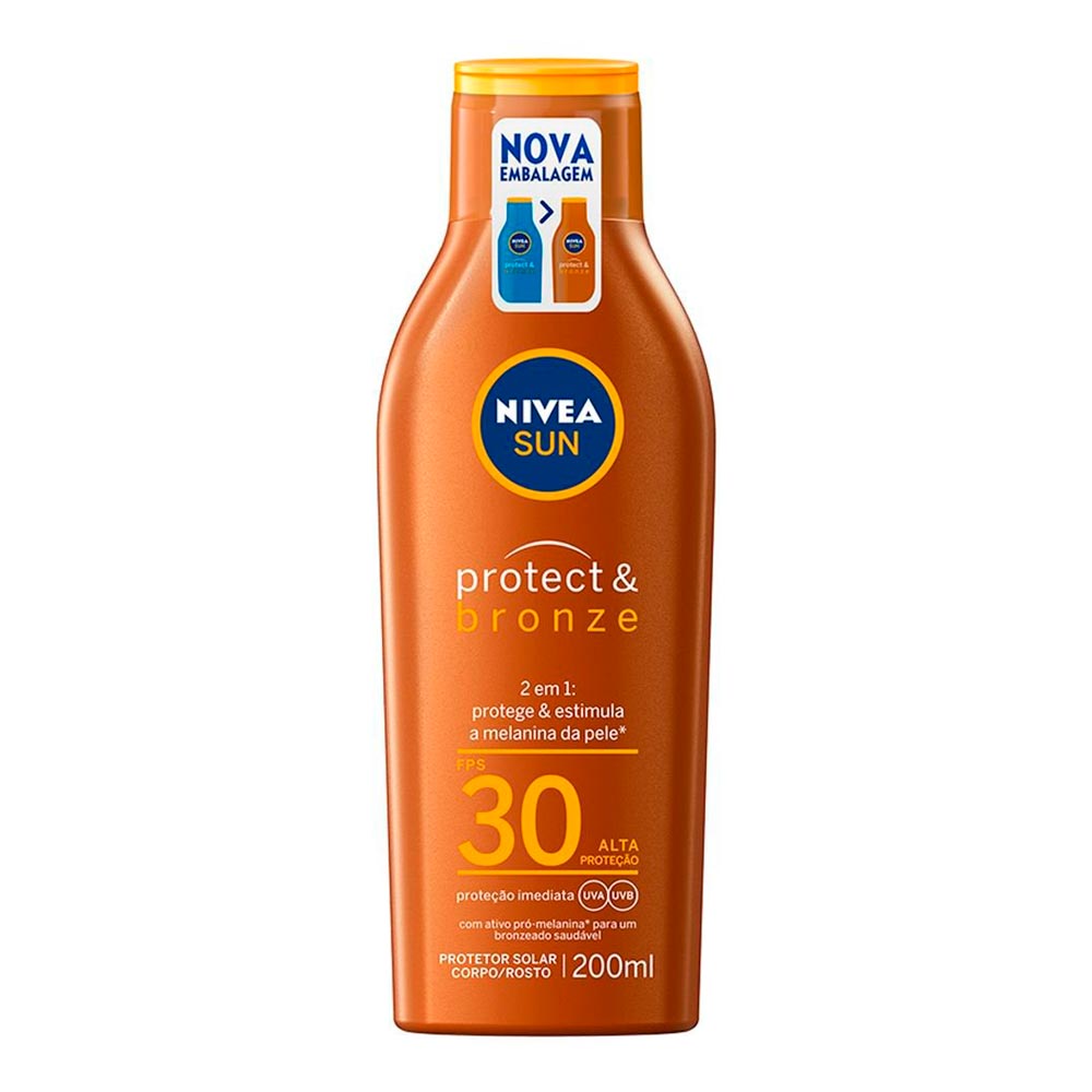 Imagem do produto PROTETOR SOLAR BRONZEADOR HIDRATANTE NIVEA FPS30 100ML