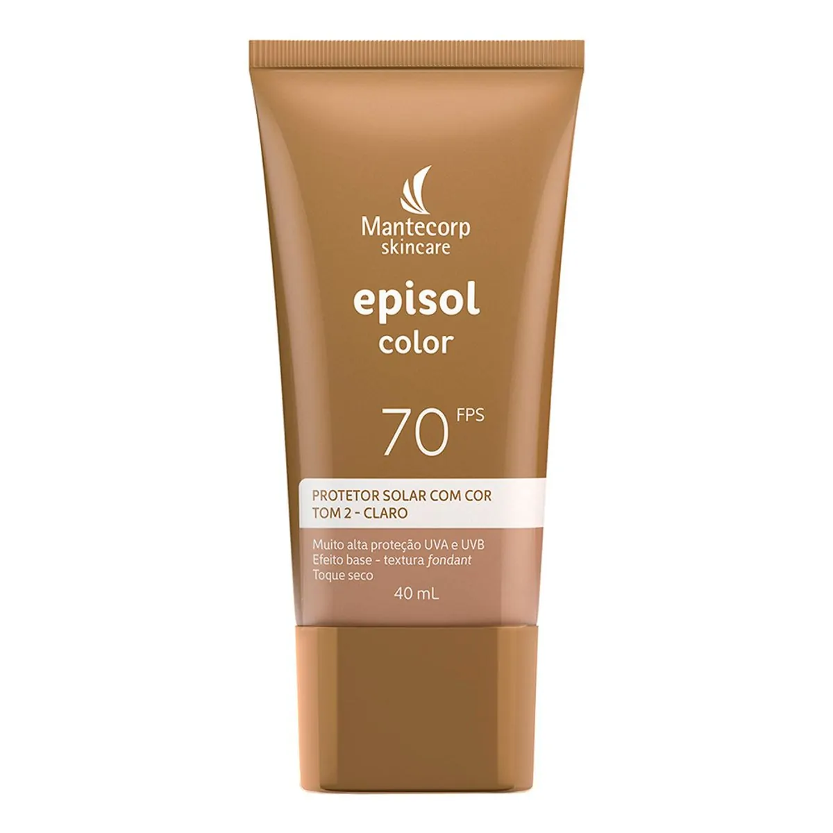 PROTETOR SOLAR EPISOL COLOR FPS70 TOM 2 CLARO 40ML