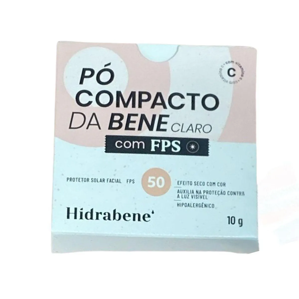 Imagem do produto PROTETOR SOLAR FACIAL EM PO HIDRABENE COR CLARO FPS50 10G