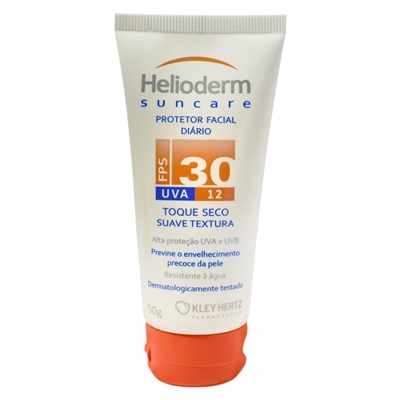 Imagem do produto PROTETOR SOLAR FACIAL HELIODERM TOQUE SECO FPS30 50G