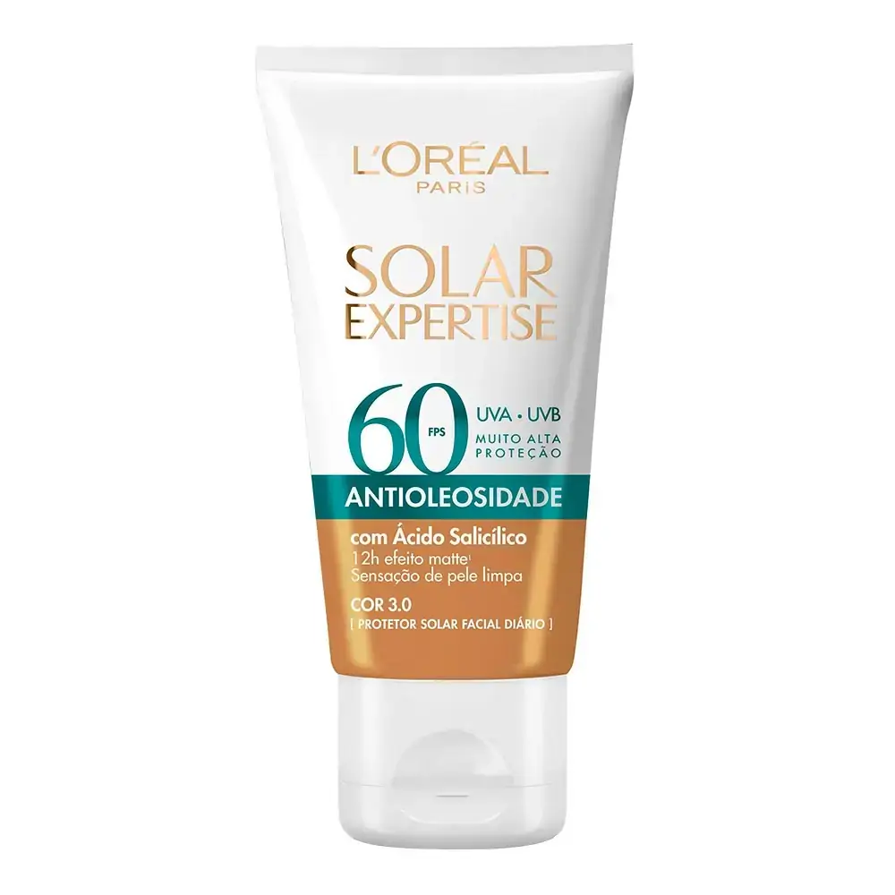 Imagem do produto PROTETOR SOLAR FACIAL LOREAL SOLAR EXPERT ANTIOLEOSIDADE FPS 60 40G