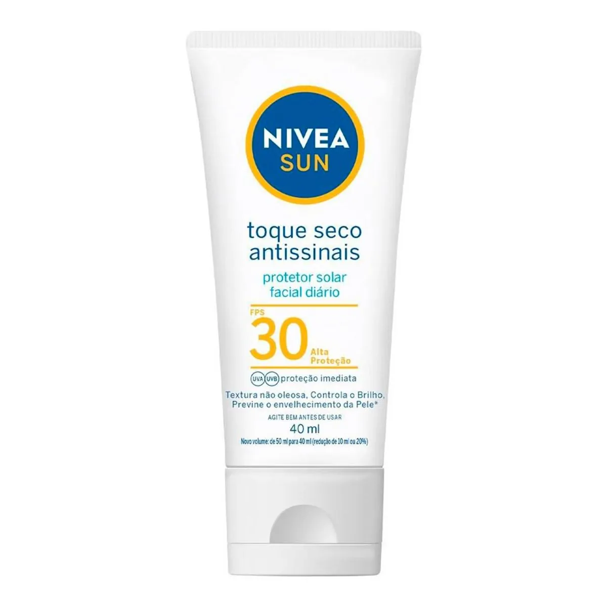 Imagem do produto PROTETOR SOLAR FACIAL NIVEA SUN TOQUE SECO FPS30 40ML