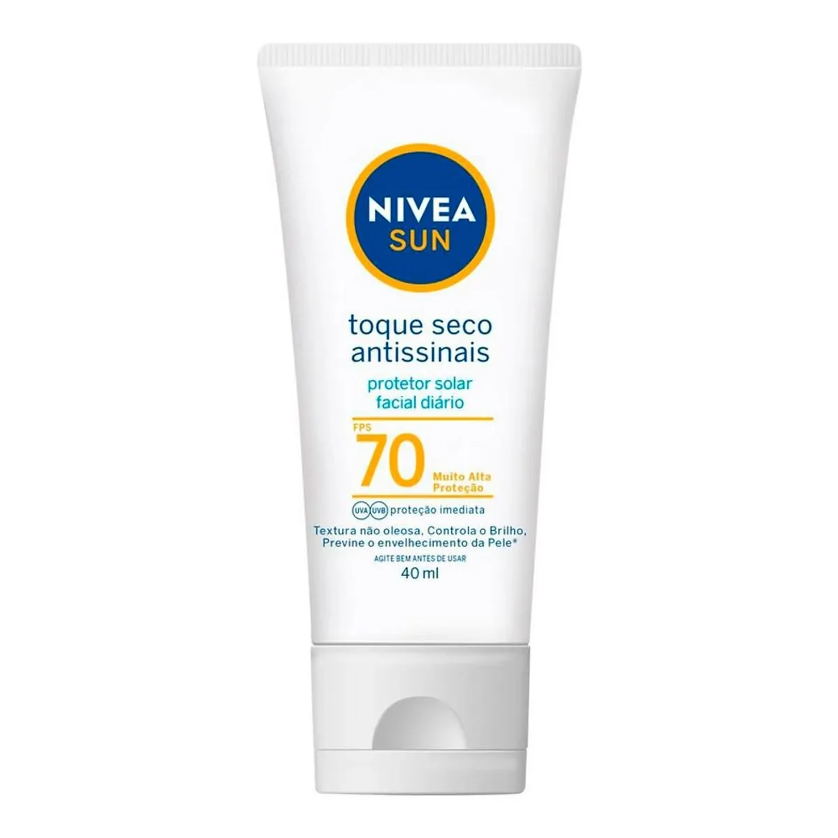 Imagem do produto PROTETOR SOLAR FACIAL NIVEA SUN TOQUE SECO FPS70 40ML