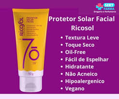 Imagem do produto PROTETOR SOLAR FACIAL RICOSOL FPS70 50G