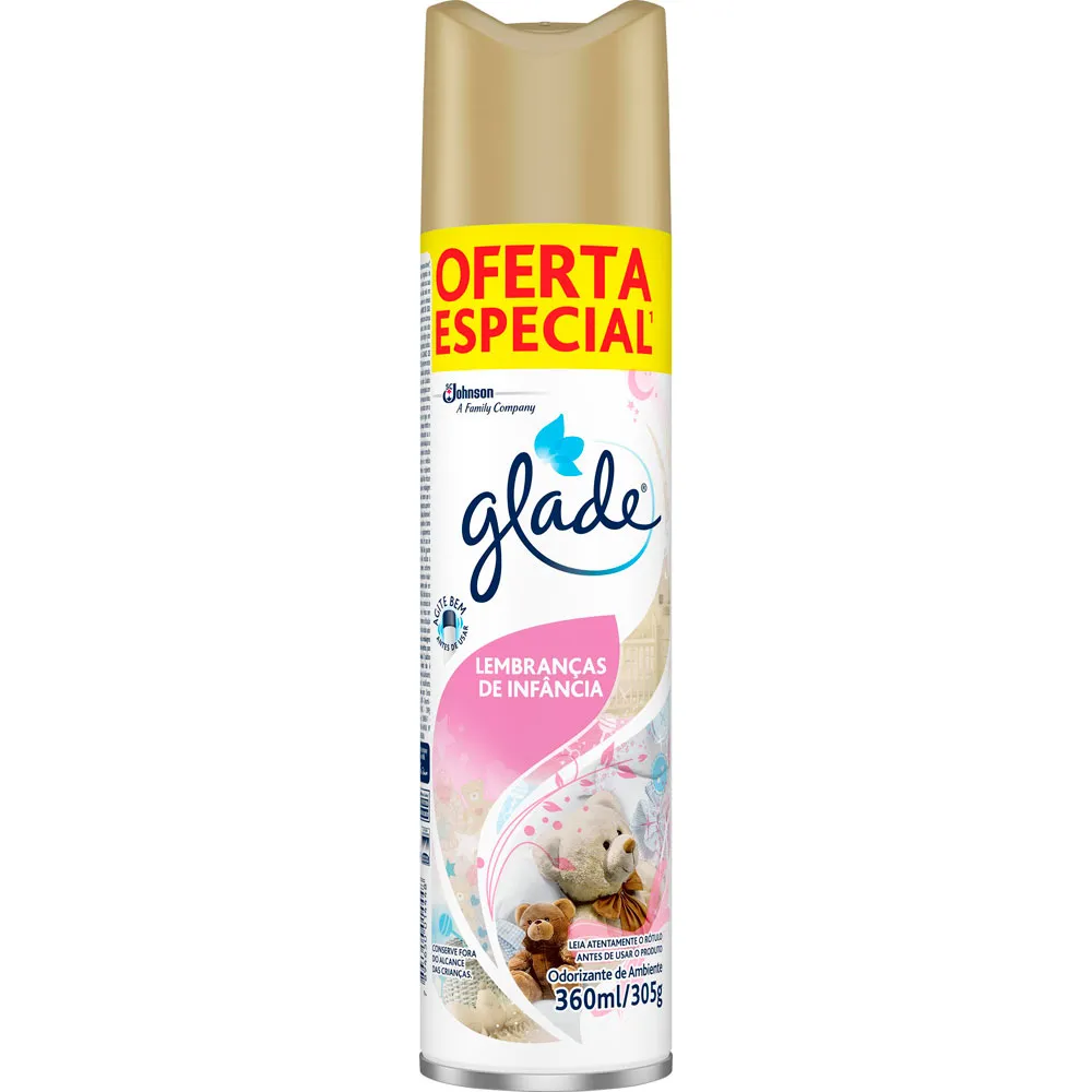 Imagem do produto PURIFICADOR DE AR GLADE AEROSSOL LEMBRANCAS DE INFANCIA 360ML