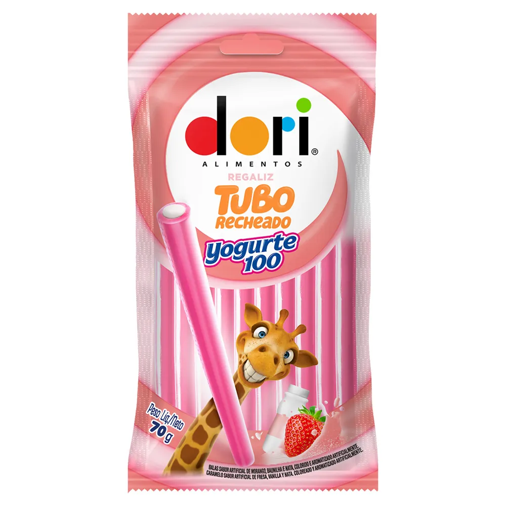Imagem do produto REGALIZ DORI TUBO IOGURTE RECHEADO 70G