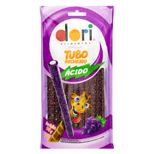 Imagem do produto REGALIZ DORI TUBO UVA ACIDO RECHEADO 70G