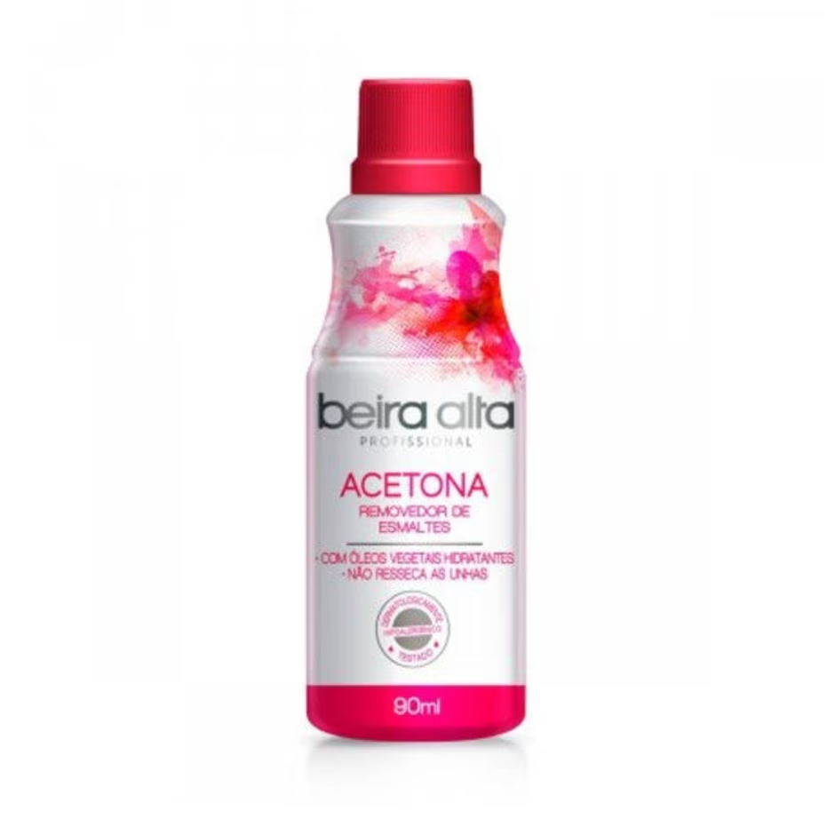 Imagem do produto REMOVEDOR DE ESMALTE BEIRA ALTA COM ACETONA 90ML