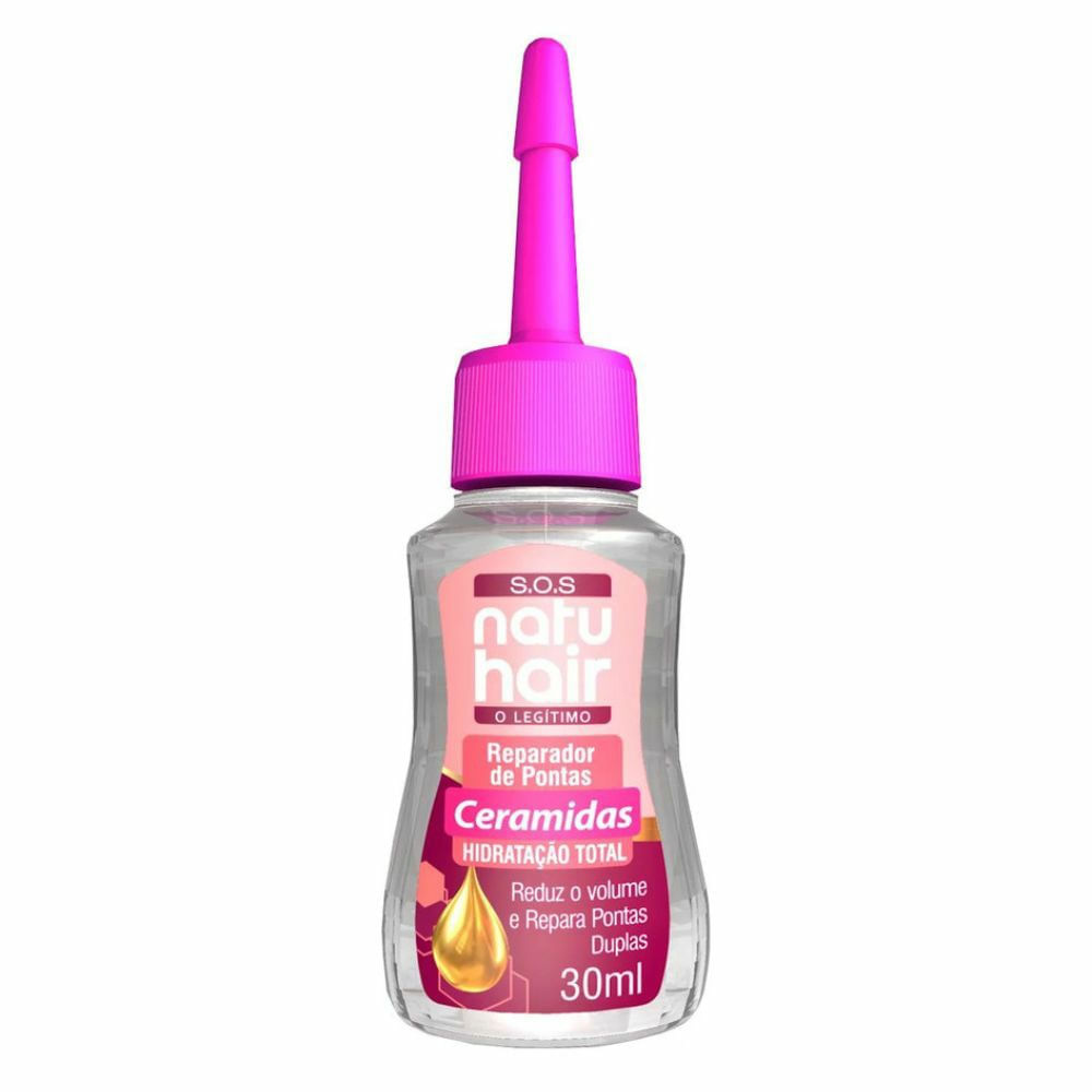 Imagem do produto REPARADOR DE PONTAS NATU HAIR SOS CERAMIDAS 30ML