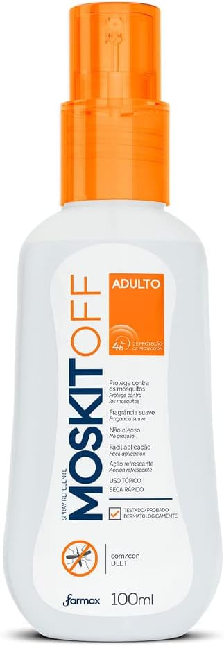 Imagem do produto REPELENTE FARMAX MOSKITOFF SPRAY 100ML