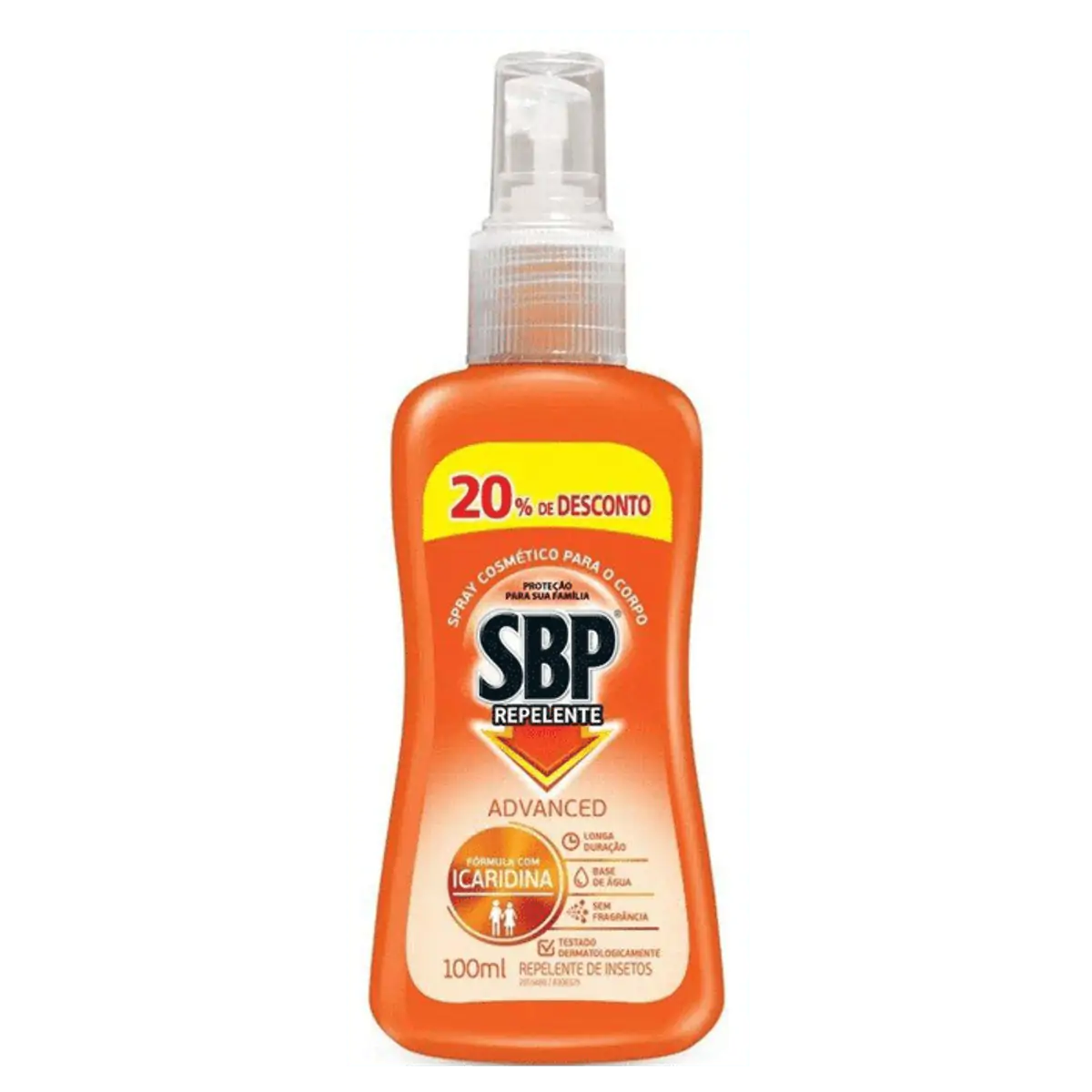Imagem do produto REPELENTE SBP COM ICARIDINA SPRAY 100ML