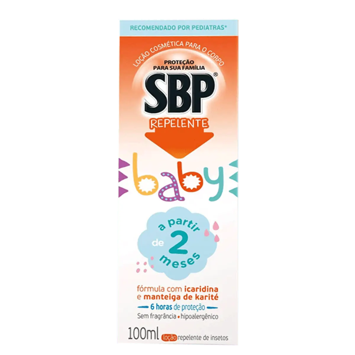Imagem do produto REPELENTE SBP LOCAO INFANTIL BABY 100ML