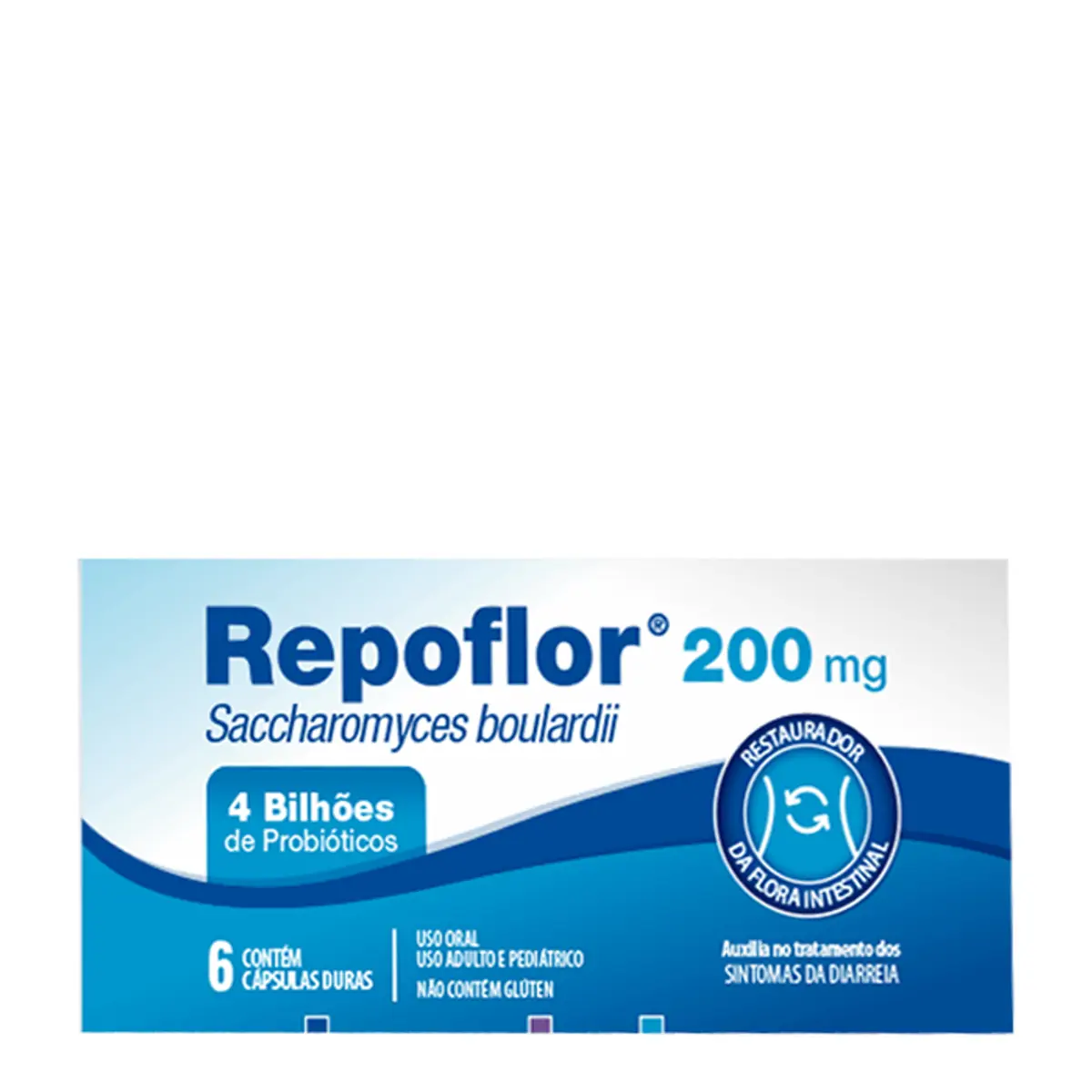 Imagem do produto REPOFLOR 200MG CAIXA COM 6 CAPSULAS