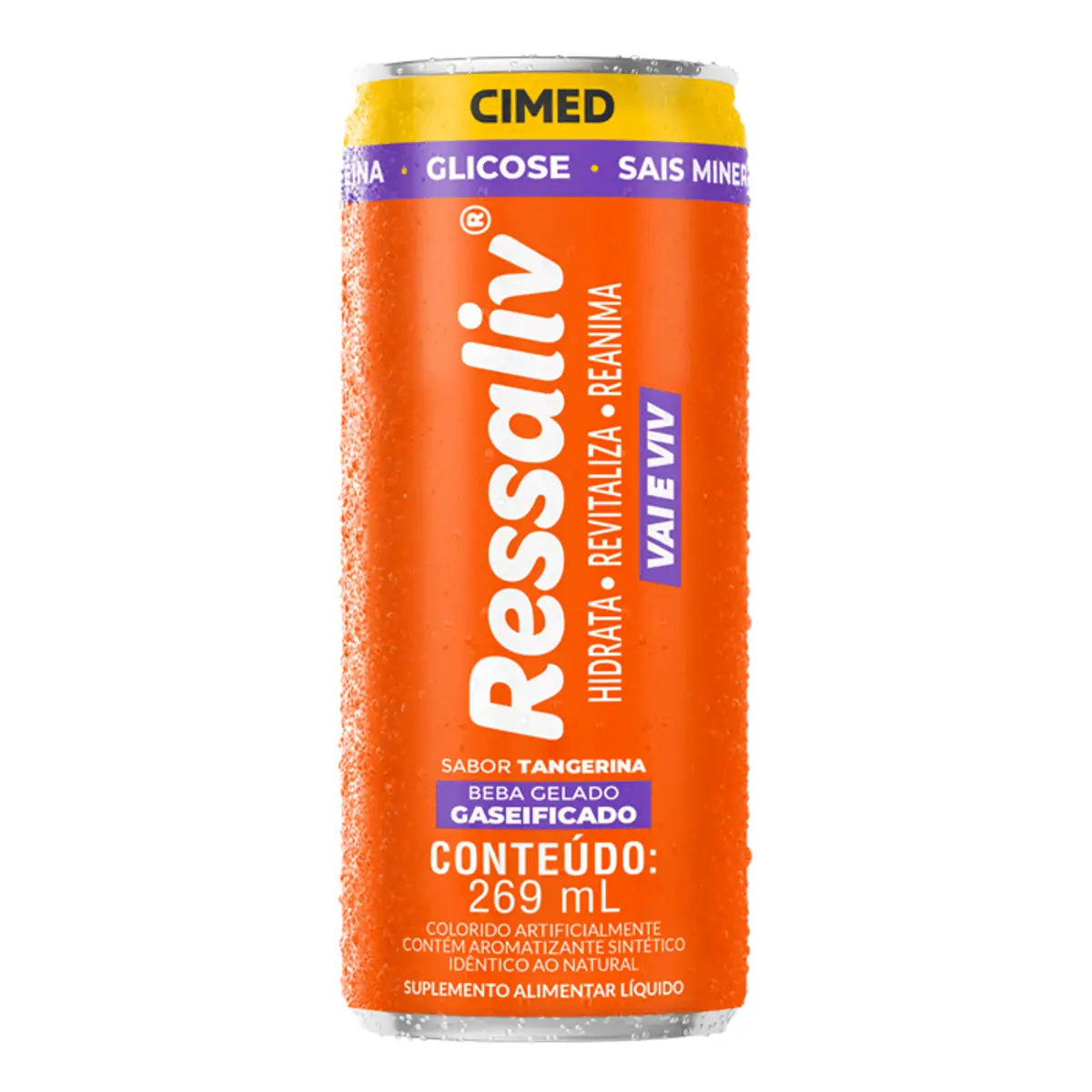 Imagem do produto RESSALIV LATA SABOR TANGERINA 269ML