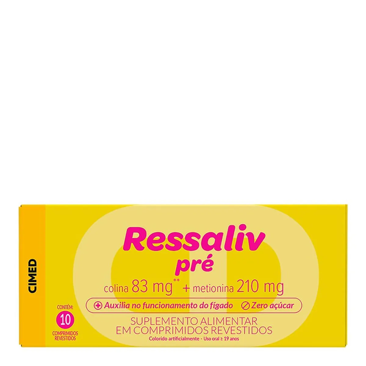 Imagem do produto RESSALIV PRE BLISTER COM 10 COMPRIMIDOS REVESTIDOS