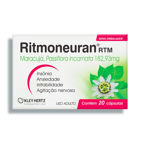 Imagem do produto RITMONEURAM 182,93MG COM 20 CAPSULAS