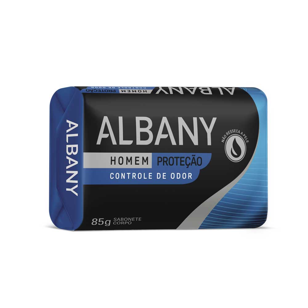 Imagem do produto SABONETE ALBANY SUAVE CONTROL HOMEM 85G