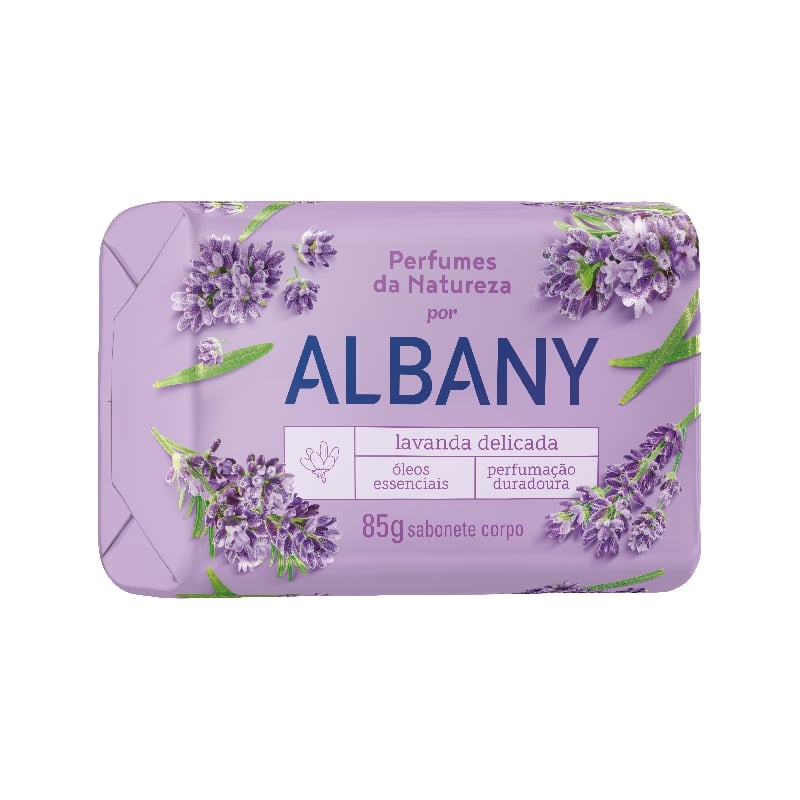 Imagem do produto SABONETE ALBANY SUAVE LAVANDA 85G