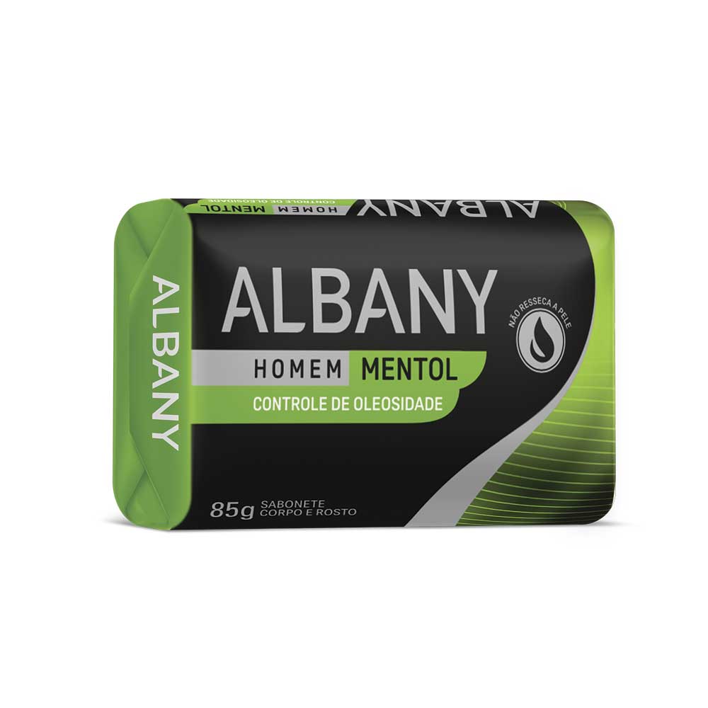 Imagem do produto SABONETE ALBANY SUAVE MENTA HOMEM 85G