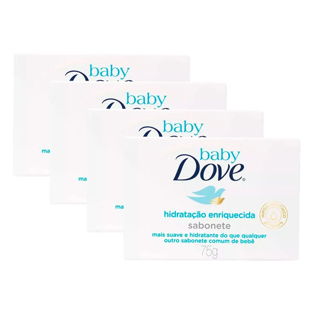 Imagem do produto SABONETE EM BARRA DOVE BABY HIDRATACAO ENRIQUECIDA 75G