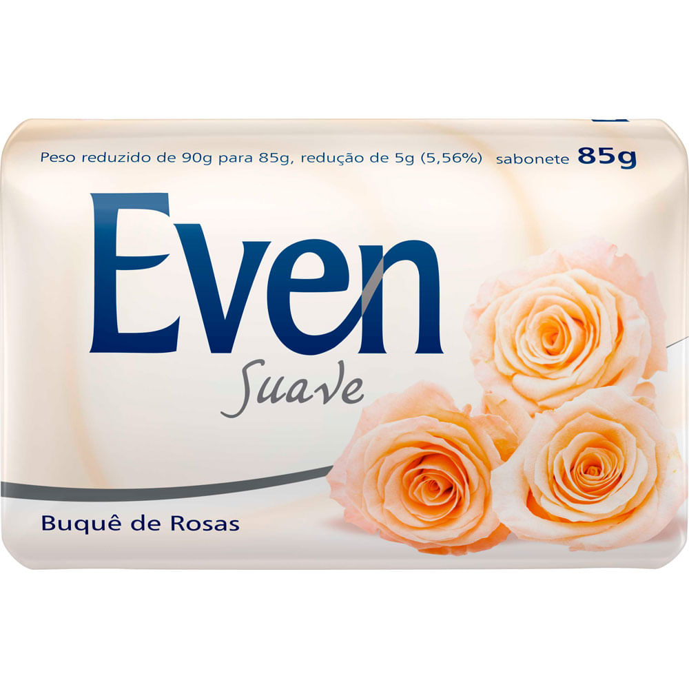 Imagem do produto SABONETE EM BARRA EVEN SUAVE BUQUE DE ROSAS 85G