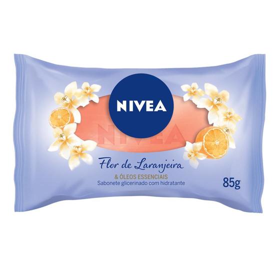 Imagem do produto SABONETE EM BARRA NIVEA HIDRATANTE FLOR DE LARANJEIRA 85G