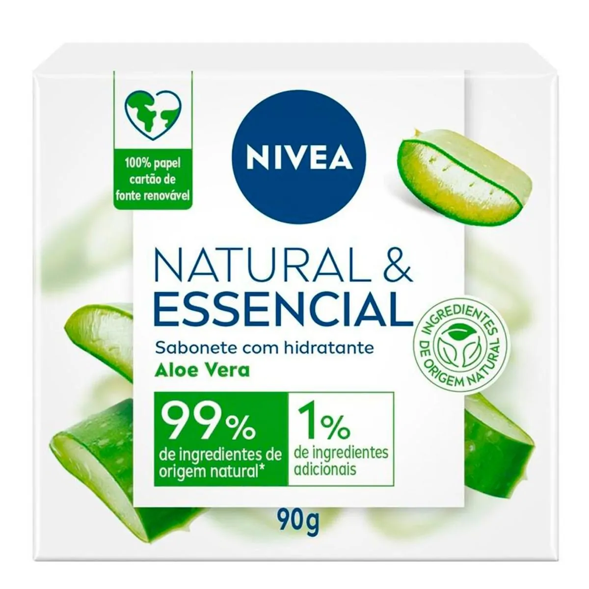 Thumbnail de SABONETE EM BARRA NIVEA NATURAL ALOE VERA 90G