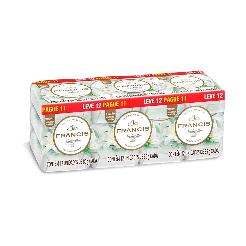 Imagem do produto SABONETE FRANCIS SUAVE BRANCO 85G