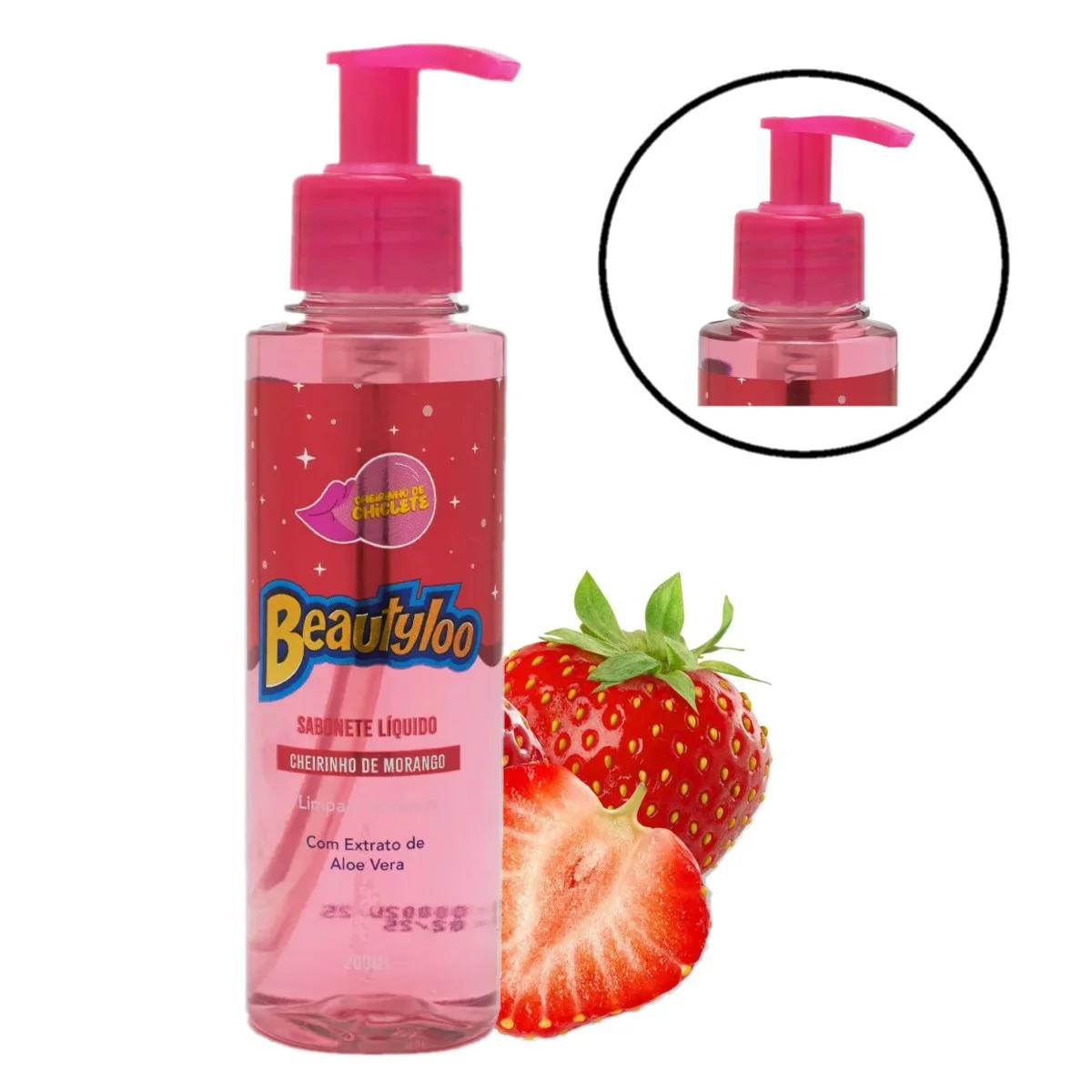 Imagem do produto SABONETE LIQUIDO BEAUTYLOO MORANGO 200ML