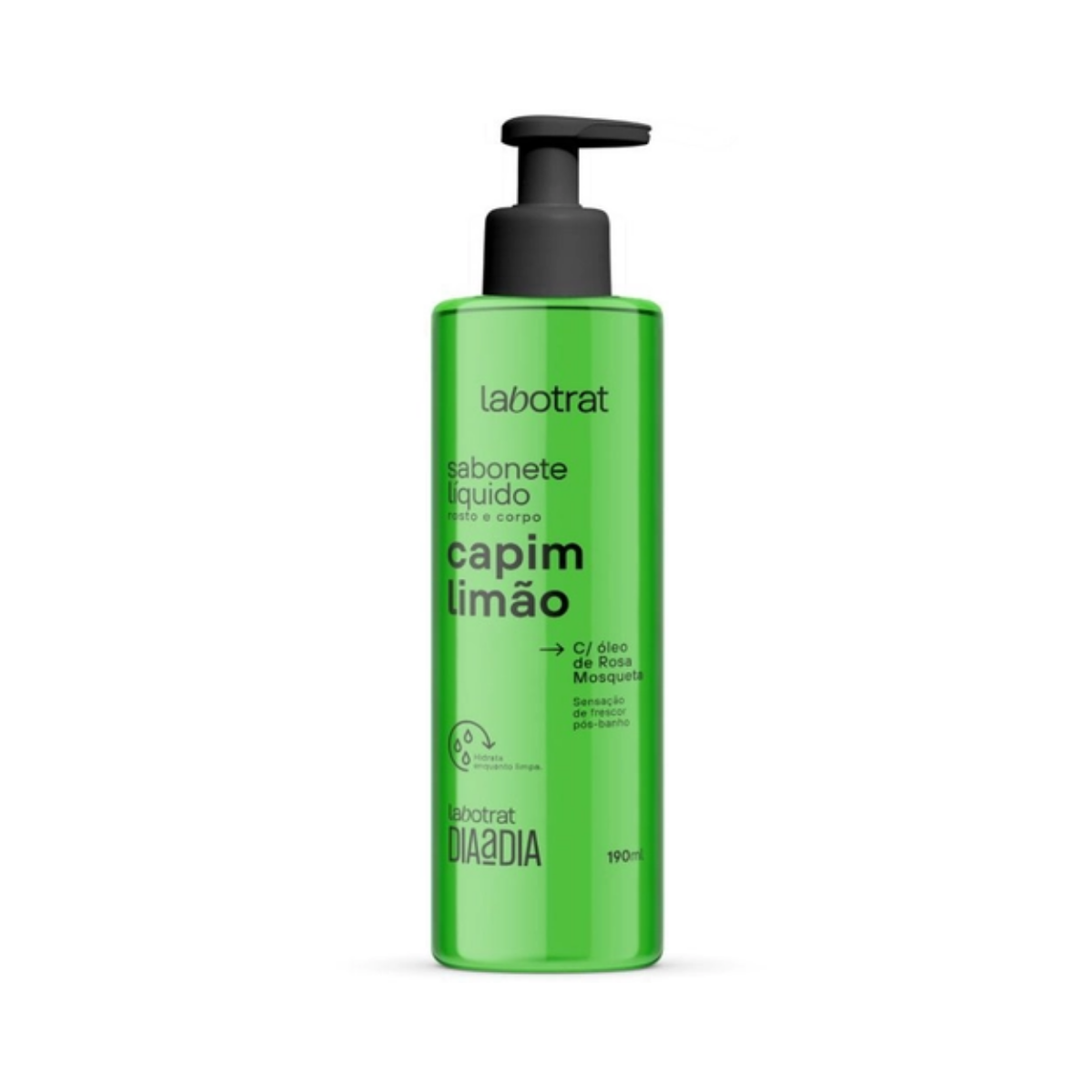 SABONETE LIQUIDO CORPORAL LABOTRAT CAPIM LIMAO 190ML