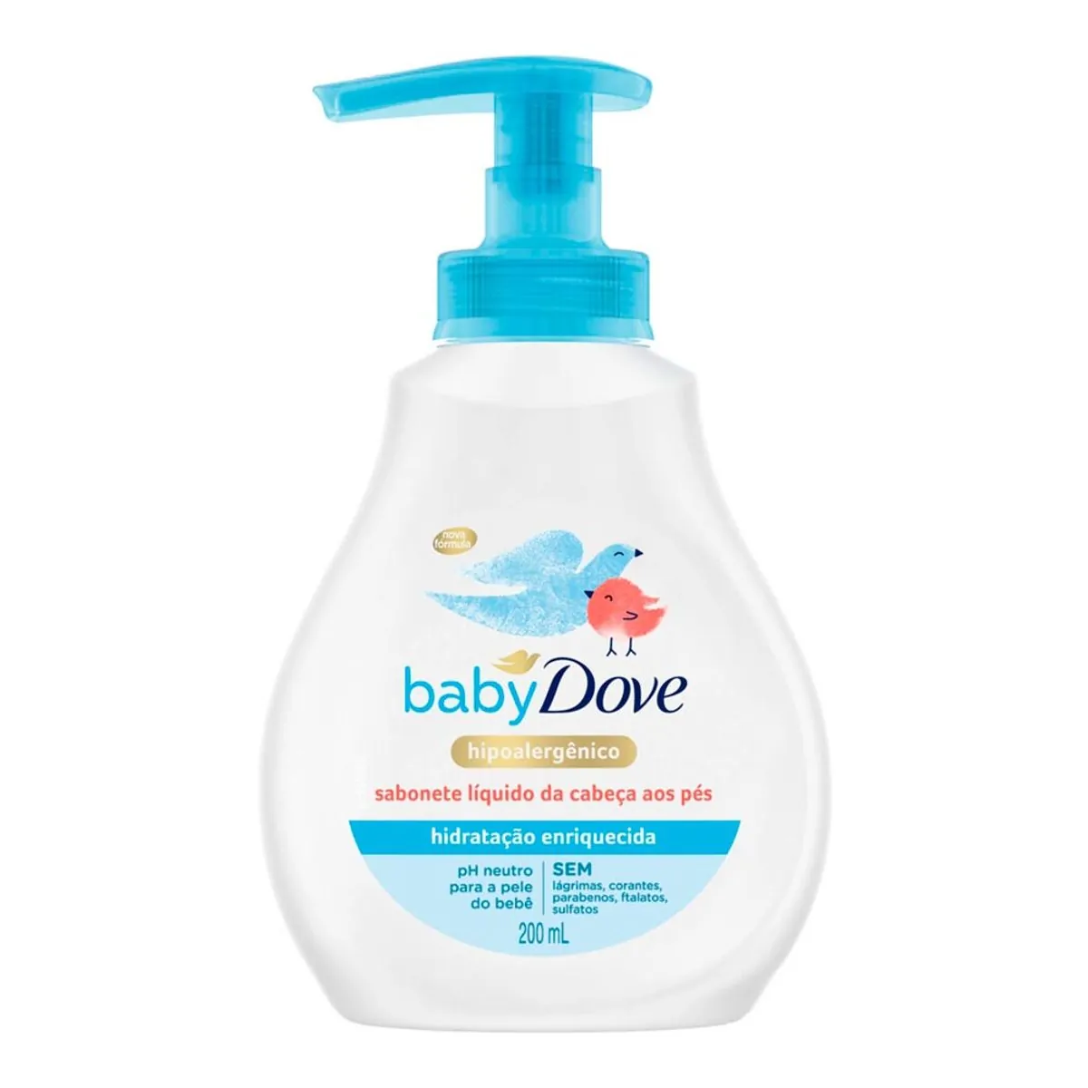 Imagem do produto SABONETE LIQUIDO DOVE BABY HIDRATACAO ENRIQUECIDA 200ML