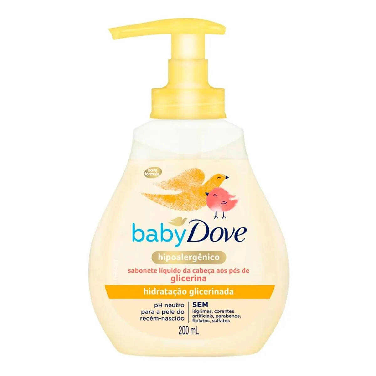 Imagem do produto SABONETE LIQUIDO DOVE BABY HIDRATANTE 200ML