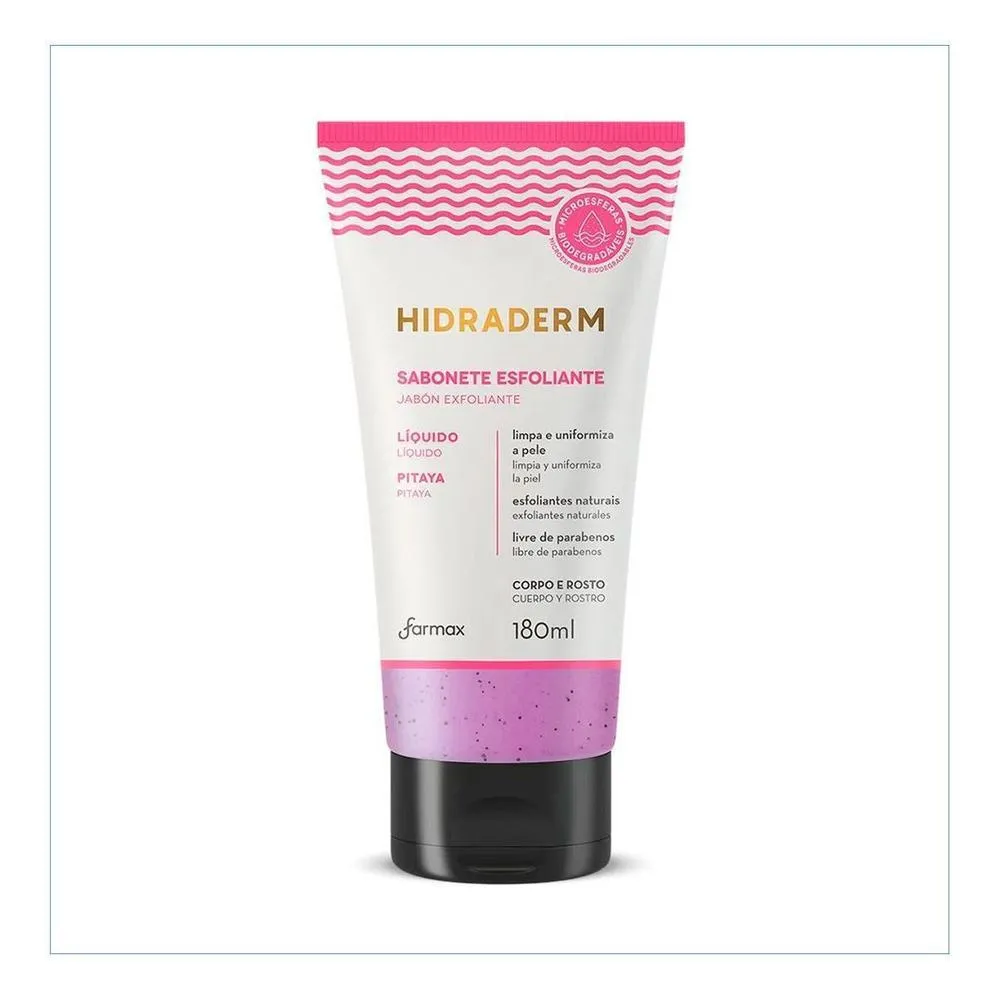 Imagem do produto SABONETE LIQUIDO HIDRADERM ESFOLIANTE PITAYA 180ML