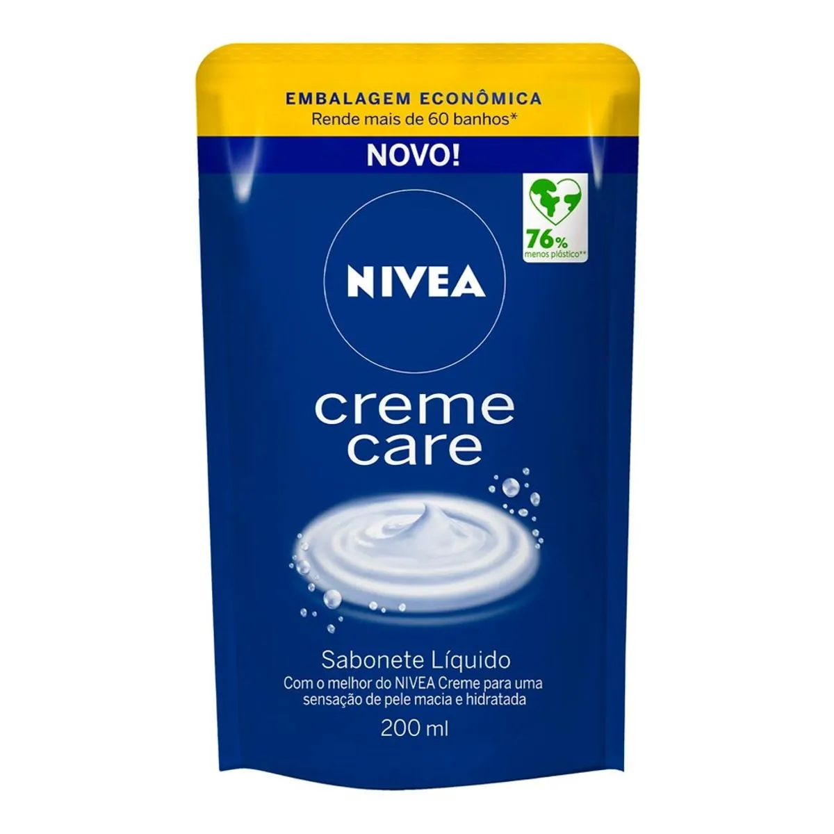 Imagem de SABONETE LIQUIDO NIVEA REFIL CREME CARE 200ML