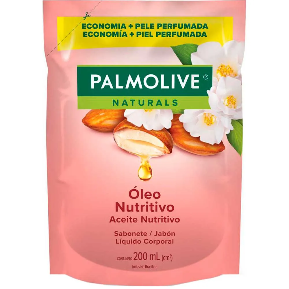 Imagem do produto SABONETE LIQUIDO PALMOLIVE NATURALS OLEO NUTRITIVO REFIL 200ML