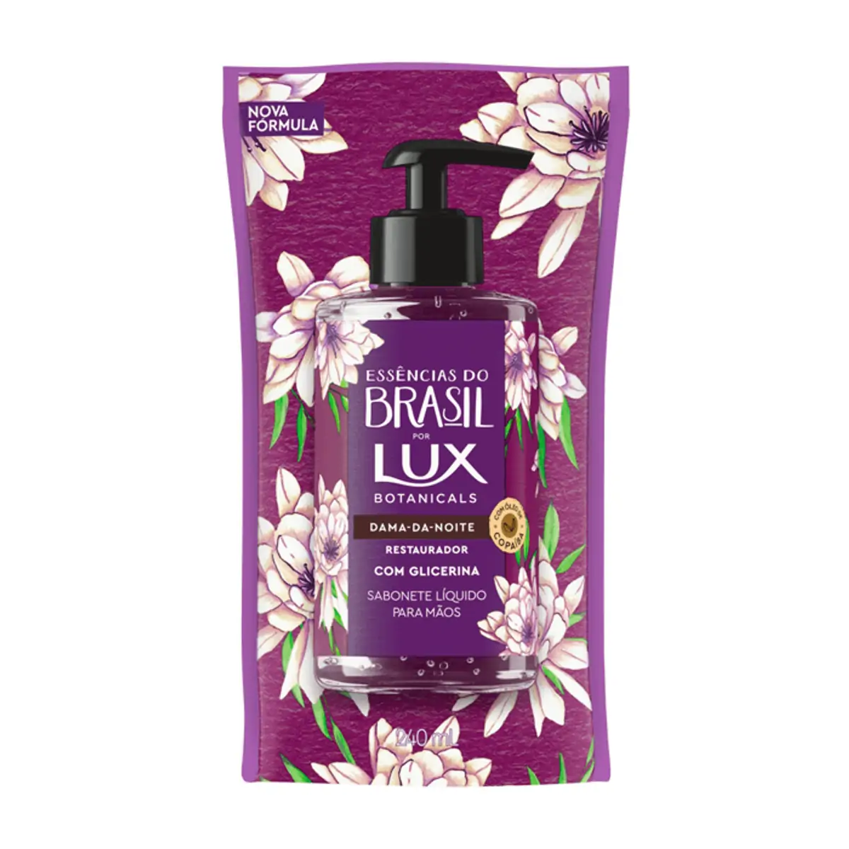 Imagem do produto SABONETE LIQUIDO PARA MAOS LUX DELICATE NATURE REFIL 240ML