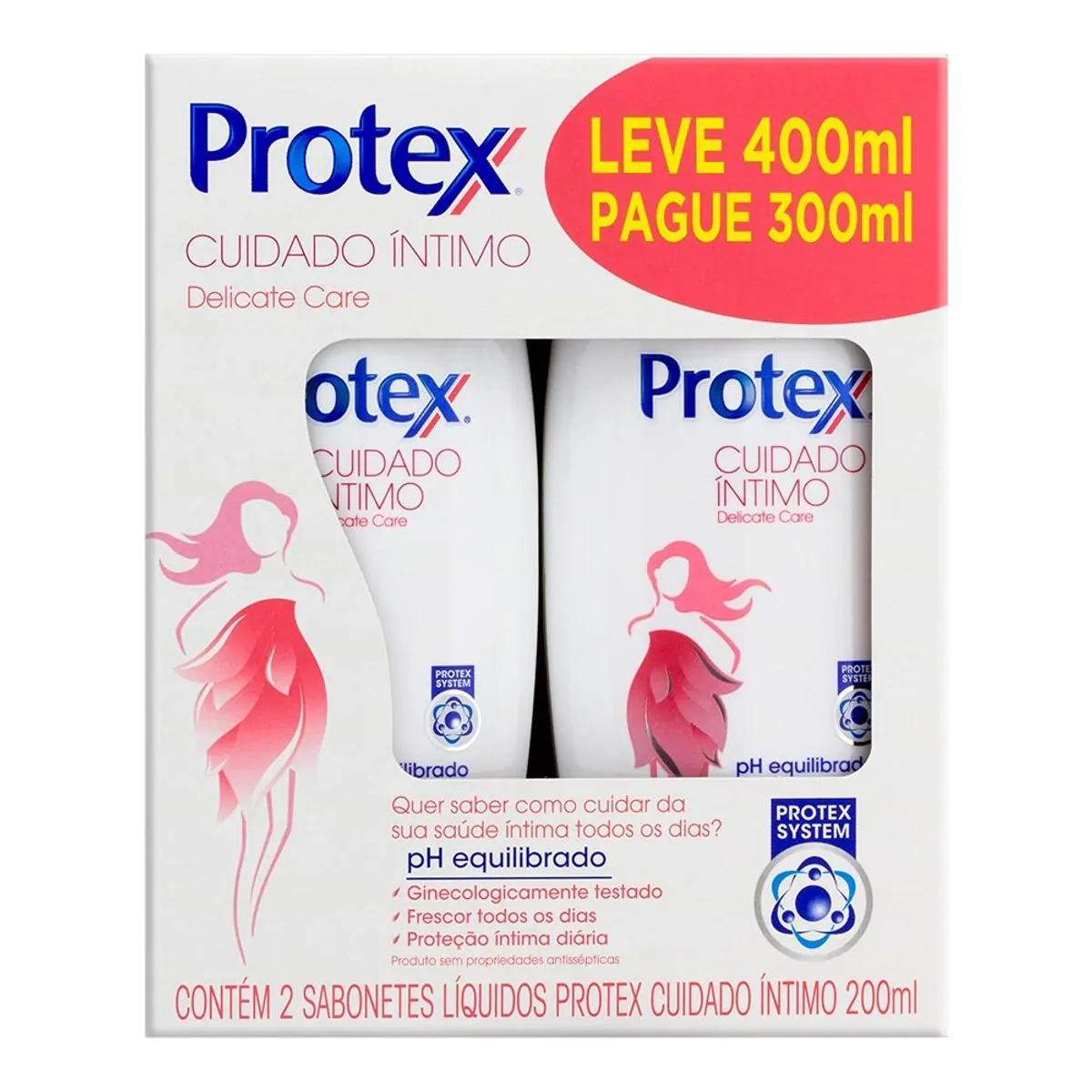 Imagem do produto SABONETE LIQUIDO PROTEX INTIMO DELICATE CARE 2 UNIDADES