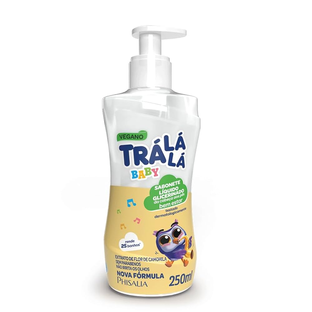 Imagem do produto SABONETE LIQUIDO TRALALA BABY BEM ESTAR 2 EM 1 250ML