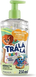 Imagem do produto SABONETE LIQUIDO TRALALA BABY HIDRATA PUMP 250ML