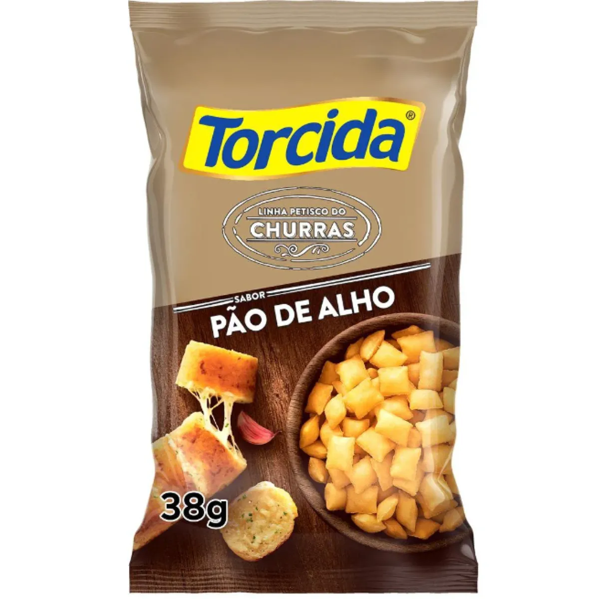 Imagem do produto SALGADINHO DE TRIGO TORCIDA SABOR PAO DE ALHO 38G