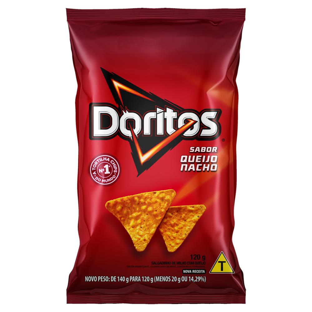 Imagem do produto SALGADINHO DORITOS QUEIJO NACHO 120G