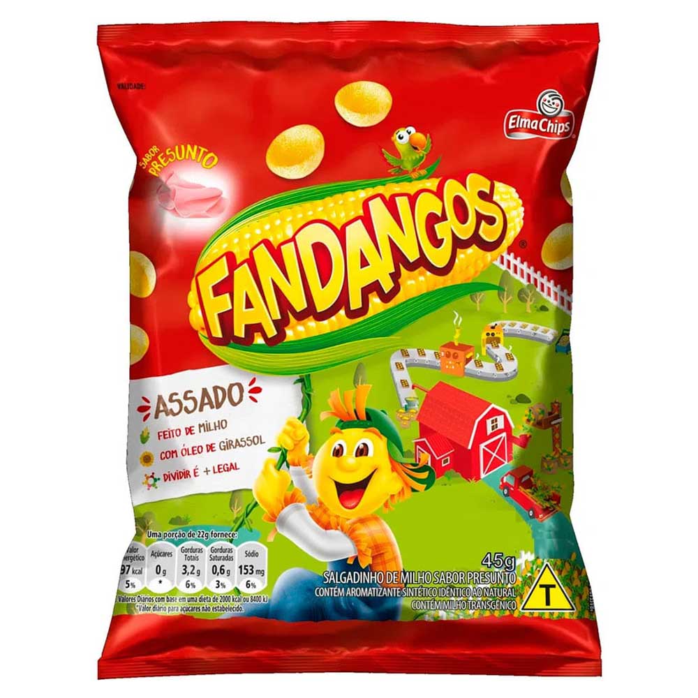 Imagem do produto SALGADINHO FANDANGOS SABOR PRESUNTO 45G