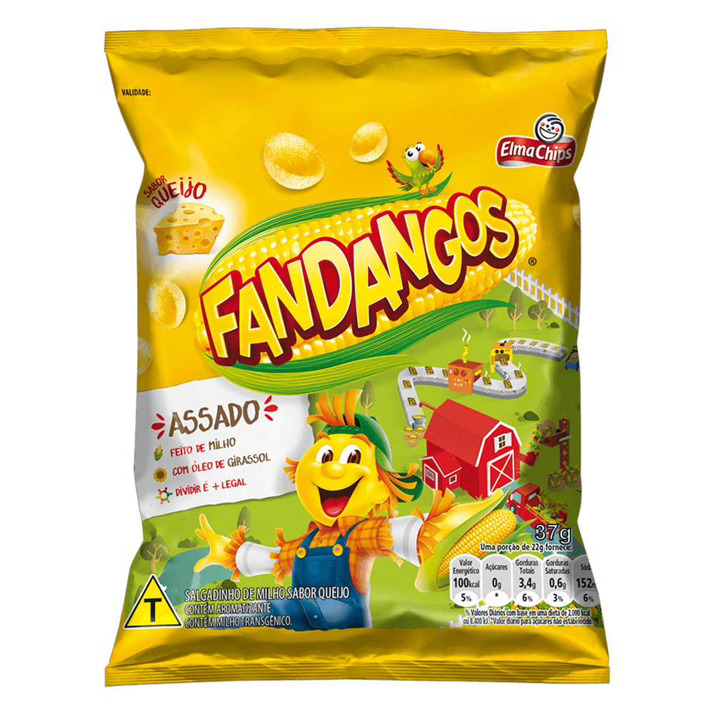 Imagem do produto SALGADINHO FANDANGOS SABOR QUEIJO 35G