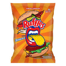 Imagem do produto SALGADINHO RUFFLES SABOR HAMBURGUER 35G